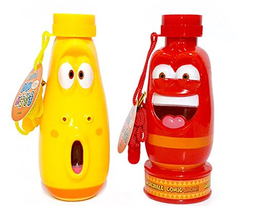 comic Larva bubble play Yellow + Red larva figure doll set necklace mini flower vase incredible comic larva