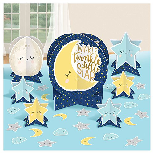 Amscan Twinkle Little Star Table Decorating Kit