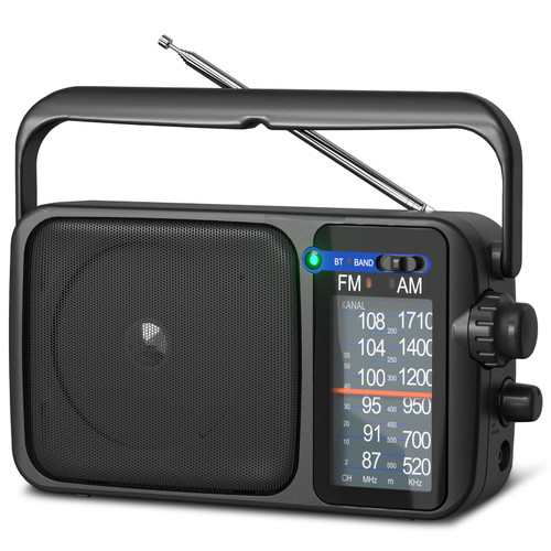 YOWGULF AM FM Radio with Best Reception,Bluetooth Portable AM FM Transistor Radio,Battery Operated Radio or AC Power,Large Dial,Headphone Jack, Gifts for Seniors Elderly YOWGULF AM FM Radio with Best Reception,Bluetooth Portable AM FM Transistor Radio,Battery Operated Radio or AC Power,Large Dial,Headphone Jack, Gifts for Seniors Elderly