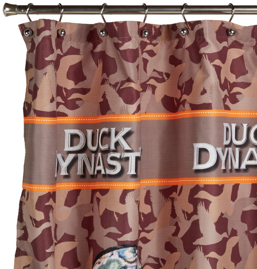 A&E Duck Dynasty A&E Shower Curtain, 72 x 72, Brown and Khaki camo