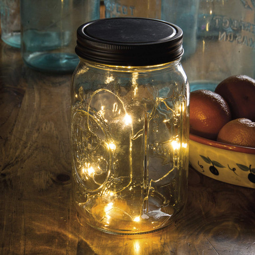 Primitives by Kathy 29295 Mason Lid Jar Light, Micro