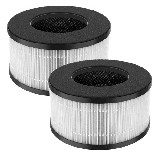 BS-01 True HEPA H13 Replacement Filter Compatible with Slevoo BS-01 Air Purifier, 3-in-1 HEPA Filter Replacement for Slevoo Air Purifier BS-01, 2 PACK BS01 Air Filter (NOT fit for BS-03) BS-01 True HEPA H13 Replacement Filter Compatible with Slevoo BS-01 Air Purifier, 3-in-1 HEPA Filter Replacement for Slevoo Air Purifier BS-01, 2 PACK BS01 Air Filter (NOT fit for BS-03)