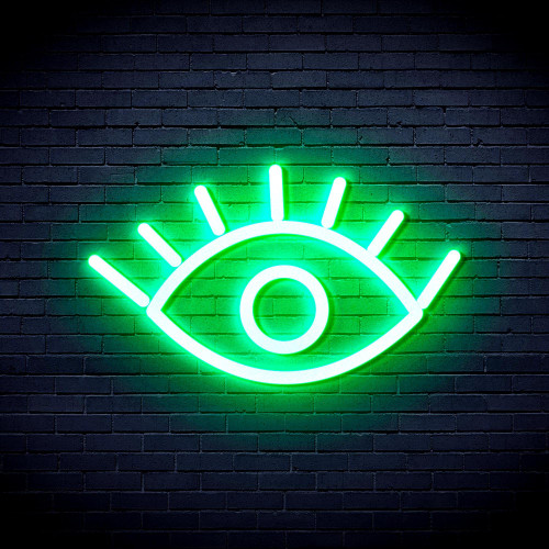 ADVPRO Eye Flex Silicone LED Neon Sign - Green - st16s32-fnu0237-g