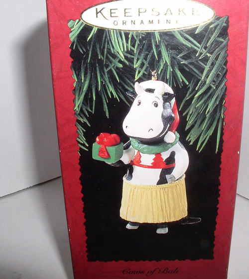 QX5999 Cows of Bali 1995 Hallmark Keepsake Ornament