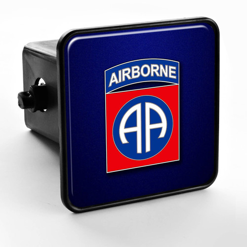 ExpressItBest Trailer Hitch Cover - US Army 82nd Airborne Division, Combat Service ID Badge