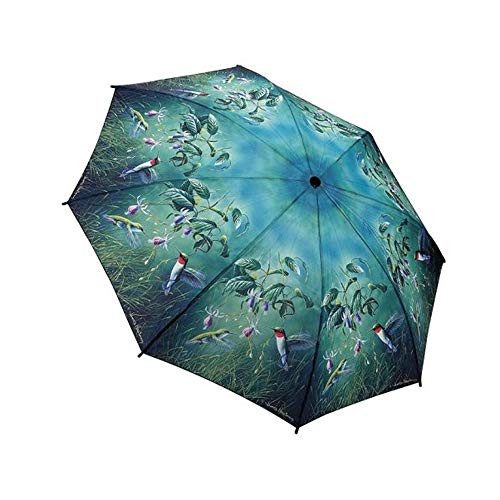 Galleria Hautman Brothers Hummingbirds Auto Super-Mini Umbrella (Hummingbirds)