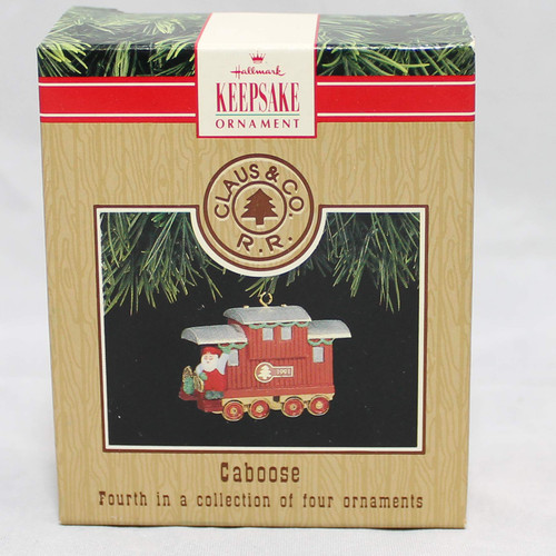 Hallmark Keepsake Miniature Ornament Caboose 4th in Claus and Co. R.R. Series Hallmark Keepsake Miniature Ornament Caboose 4th in Claus and Co. R.R. Series