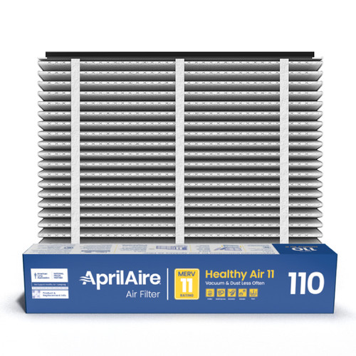 AprilAire 110 Replacement Filter for AprilAire Whole House Air Purifiers - MERV 11, Clean Air & Dust, 16x20x4 Air Filter (Pack of 1)