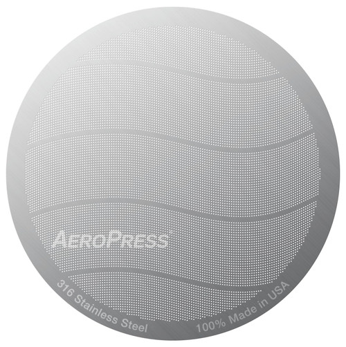 AeroPress Stainless Steel Reusable Filter - Metal Coffee Filter for AeroPress Original & AeroPress Go Coffee Makers, 1 Pack, 1 Filter