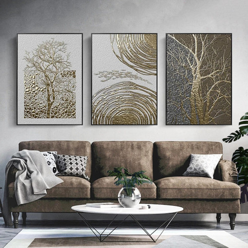 BIVVI Picture Canvas Poster Cuadros Abstract Tree Painting Wall Art Home Living Room Decor 60x80cm3pcs Frameless BIVVI Picture Canvas Poster Cuadros Abstract Tree Painting Wall Art Home Living Room Decor 60x80cm3pcs Frameless