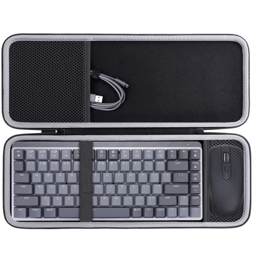 co2CREA Hard Case Replacement for Logitech MX Mechanical Mini Wireless Illuminated Keyboard and Anywhere 3 Compact Mouse Combo
