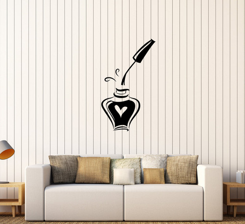 DesignToRefine Vinyl Wall Decal Nail Salon Beauty Polish Manicure Girl Room Stickers (273ig) Sky Blue