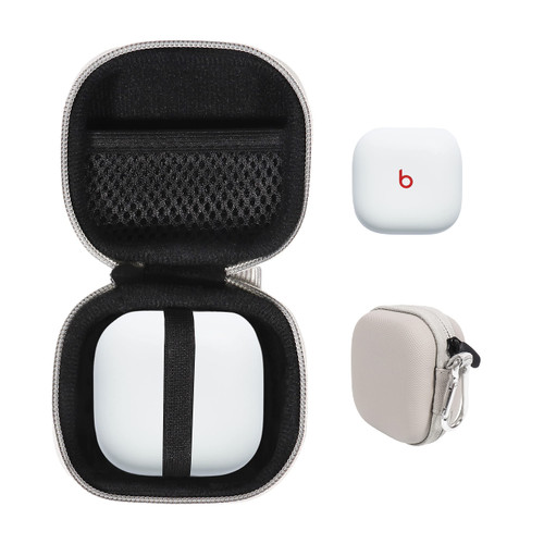 CaseSack Case for Beats Fit Pro True Wireless Noise Cancelling Earbuds (White Smoke) CaseSack Case for Beats Fit Pro True Wireless Noise Cancelling Earbuds (White Smoke)