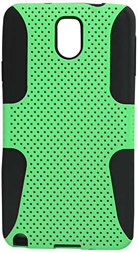 MyBat ASMYNA Astronaut Phone Protector Cover for Samsung Galaxy Note 3 N900A - Retail Packaging - Green/Black