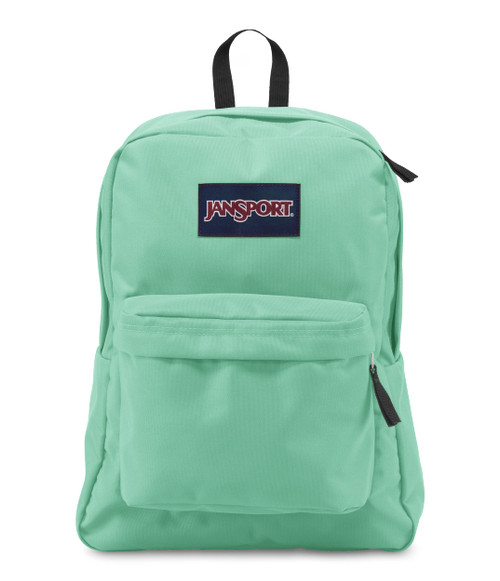 JanSport SuperBreak One Backpacks - Durable, Lightweight Bookbag with 1 Main Compartment, Front Utility Pocket with Built-in Organizer - Premium Backpack, Mint Chip