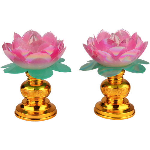 lake tian Lotus Lantern Buddha Lamp (4.5'')