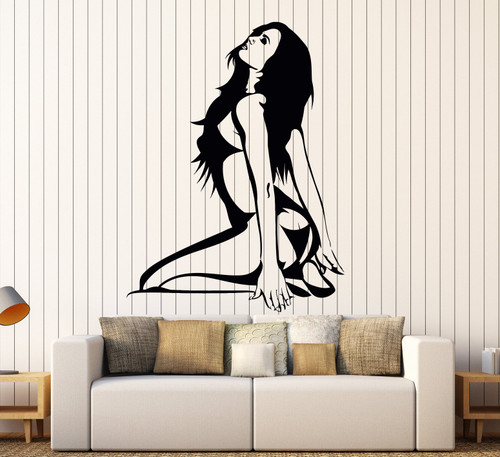 Vinyl Wall Decal Stripper Striptease Dance Hot Naked Girl Stickers Large Decor (975ig) White Vinyl Wall Decal Stripper Striptease Dance Hot Naked Girl Stickers Large Decor (975ig) White