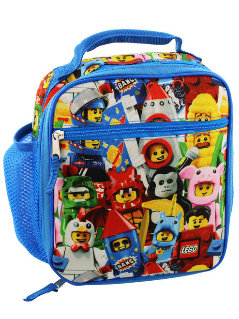 Lego Minifigures Boys Girls Soft Insulated School Lunch Box (One Size, Lego Minifigures) Lego Minifigures Boys Girls Soft Insulated School Lunch Box (One Size, Lego Minifigures)