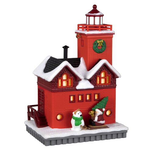 Hallmark Keepsake Plastic Christmas Ornament 2022 Year-Dated, Holiday Lighthouse with Light Hallmark Keepsake Plastic Christmas Ornament 2022 Year-Dated, Holiday Lighthouse with Light