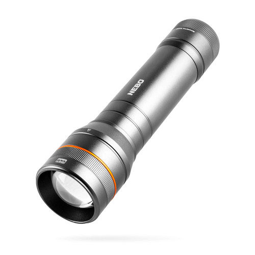 NEBO Newton 1000 Lumen Powerful LED Handheld Flashlight | AA Battery Powered Compact Waterproof Flashlight, Black