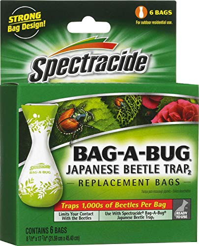 Spectracide Bag-A-Bug Japanese Beetle Trap2-18 Bags Total (3 Packages with 6 Bags Each)