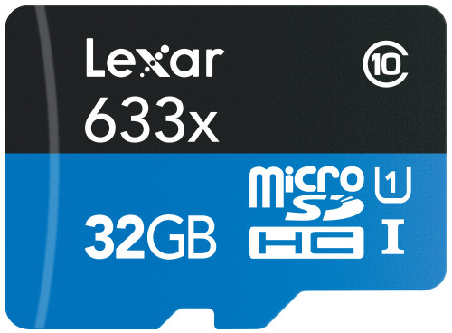 Lexar High-Performance microSDXC 633x 128GB UHS-I/U3 w/USB 3.0 Reader Flash Memory Card - LSDMI128B1NL633R