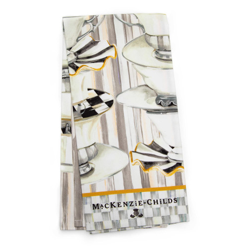 MACKENZIE-CHILDS Tea Cups Dish Towel
