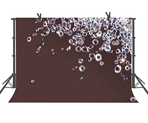 FUERMOR 7x5ft Diamonds Photography Backdrop Studio Photo Props Customized Background Room Mural GEFU397