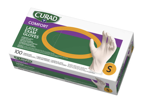 Curad Powder Free Latex Exam Gloves