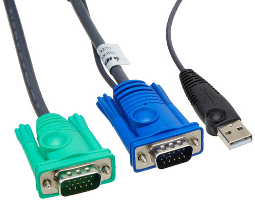 IOGEAR Bonded KVM Cable, USB, VGA, 16 Feet, G2L5205U