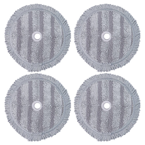VTOSEN 4PCS Fiber Mopping Pads - High Strength Mop Cleaning Cloth Replacement Accessory for LG Mops - Mop Pads, Cloth, and Refill for Steam Mopping