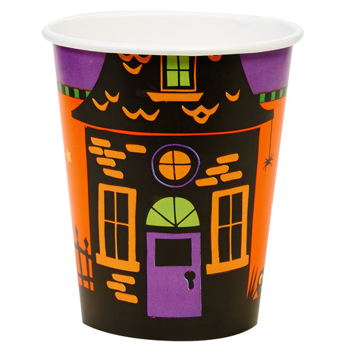 BirthdayExpress Trick or Treat Halloween Party Supplies - 9oz Paper Cups (8) BirthdayExpress Trick or Treat Halloween Party Supplies - 9oz Paper Cups (8)