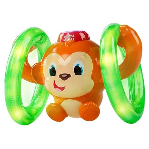 Bright Starts Lights Baby Roll & Glow Monkey