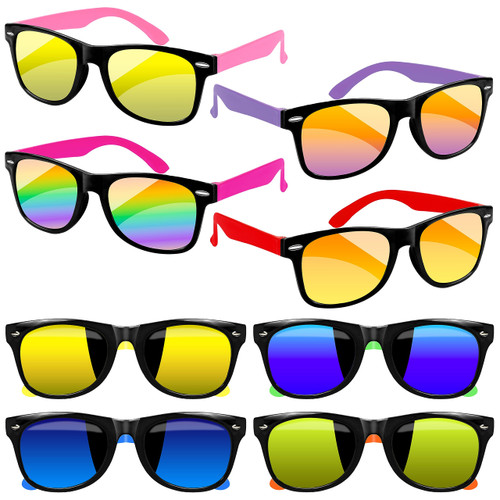 Sunglasses Bulk, Sunglasses Kids Party Favor, Boys and Girls, Pool Toys, Summer Toys, Party Toys, Goody Bag Stuffers (8)