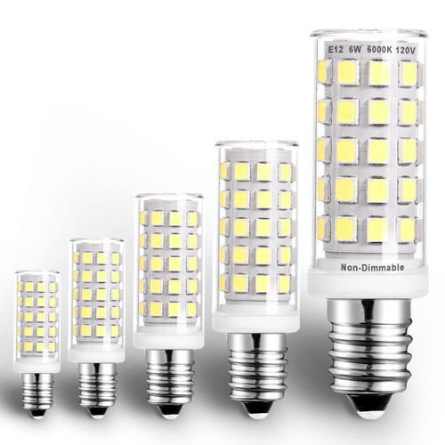 Ziomitus E12 Led Candelabra Chandelier Bulbs 6W 6000k Daylight Bright White, 60W E12 C7 Halogen Replacement,T6 Small Base 120V E12 LED Light Bulbs Cool White for Ceiling Fan Salt Lamp,550lm(5Pack) Ziomitus E12 Led Candelabra Chandelier Bulbs 6W 6000k Daylight Bright White, 60W E12 C7 Halogen Replacement,T6 Small Base 120V E12 LED Light Bulbs Cool White for Ceiling Fan Salt Lamp,550lm(5Pack)