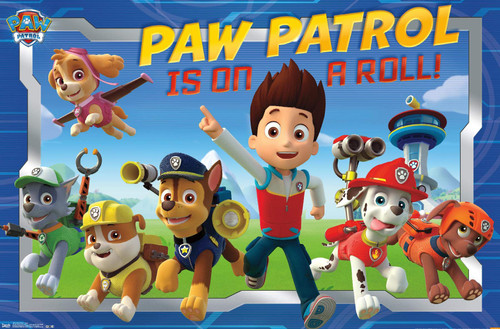 Trends International Paw Patrol-Crew Premium Wall Poster, 22.375" x 34"
