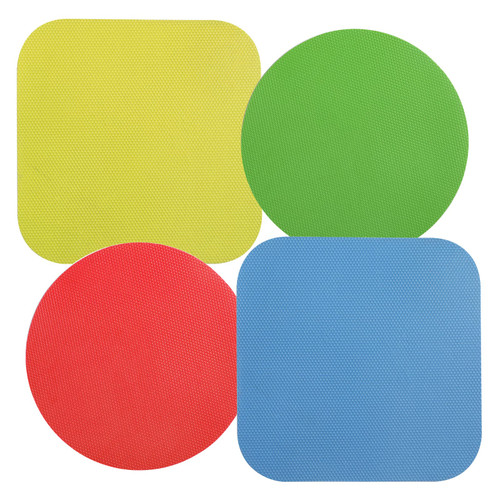 4pcs Jar Opener Gripper Pads, Multifunctional Rubber Jar Gripper Pad Jar Bottle Opener Grippers for Elderly Seniors with Arthritis Weak Hands (Blue, Green, Red, Yellow) 4pcs Jar Opener Gripper Pads, Multifunctional Rubber Jar Gripper Pad Jar Bottle Opener Grippers for Elderly Seniors with Arthritis Weak Hands (Blue, Green, Red, Yellow)