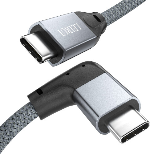 USB C to USB C Cable 90 Degree, 100W Fast Charging Right Angle 20Gbps Data Transfer USB Type C Cable Compatible with MacBook Air/Pro, iPad, Samsung Galaxy S22/21/20/Note20 USB C to USB C Cable 90 Degree, 100W Fast Charging Right Angle 20Gbps Data Transfer USB Type C Cable Compatible with MacBook Air/Pro, iPad, Samsung Galaxy S22/21/20/Note20