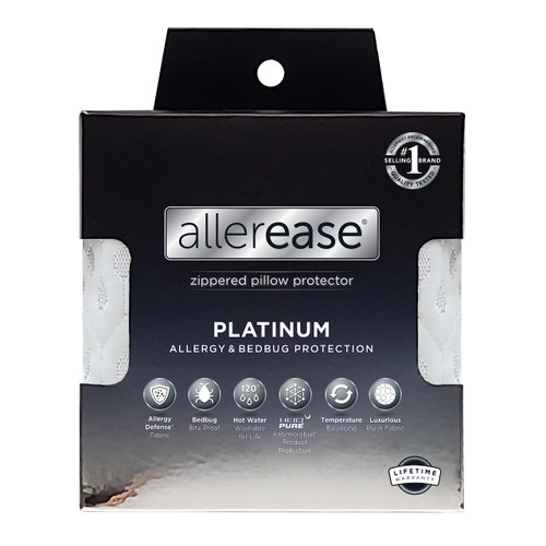 Allerease Platinum Pillow Protector, Standard/Queen