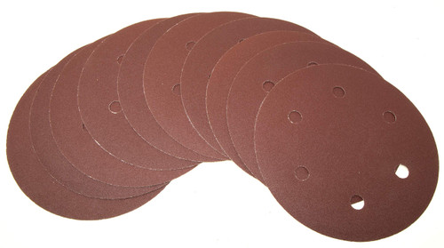 WEN DW60SP Drywall Sander 60-Grit Hook and Loop 9-Inch Sandpaper, 10-Pack, Red
