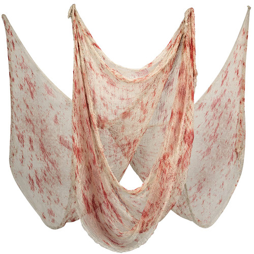 6 Pack Halloween Creepy Cloth 30 x 72 Inch Spooky Halloween Hanging Decorations Scary Gauze Cloth Doorways for Halloween Party Haunted House Outdoor Yard Home Wall Decoration?Blood 6 Pack Halloween Creepy Cloth 30 x 72 Inch Spooky Halloween Hanging Decorations Scary Gauze Cloth Doorways for Halloween Party Haunted House Outdoor Yard Home Wall Decoration?Blood