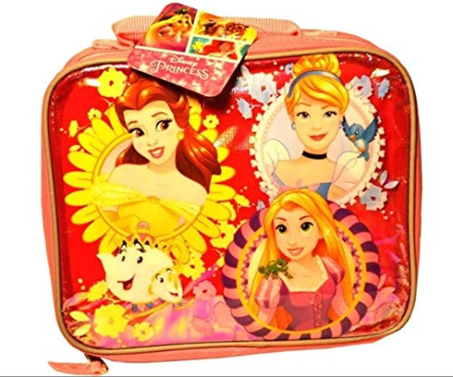 Disney Princess Insulated Lunch Bag with Water Bottle, Sandwich Container and Snack Cup Disney Princess Insulated Lunch Bag with Water Bottle, Sandwich Container and Snack Cup
