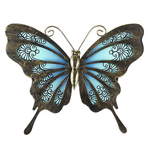 Liffy Metal Butterfly Wall Decor Outdoor Art Decorations for Living Room Bedroom