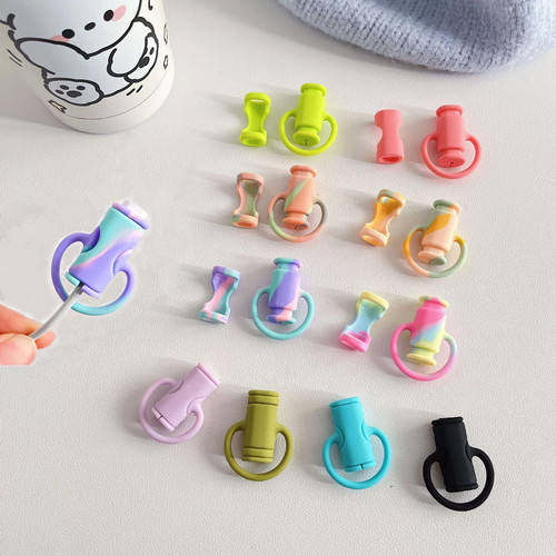 ATOPET 2 in 1 Data Cable Protector, Cute Silicone Data Cable Winder Winder, Universal Mini Data Cable Protective Cover, Mobile Phone Charger Data Cable Cover (10pcs)