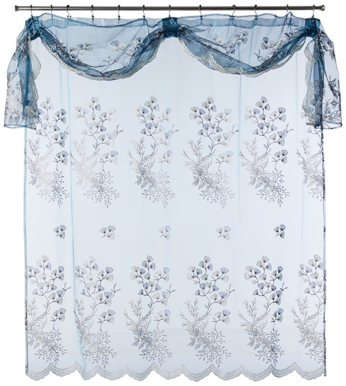 Popular Bath Shower Curtain Capri, Slate Blue