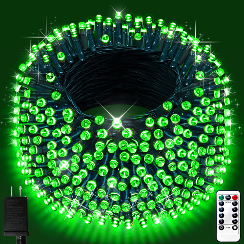 Maojia Christmas Lights 1000 LED Christmas String Lights Outdoor 403FT Xmas Fairy Light Plug in with 8 Modes Remote Control & Timer Waterproof LED String Lights for Home Garden Yard Xmas Wedding
