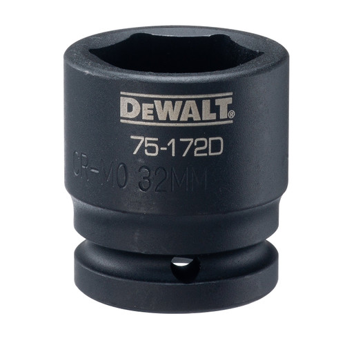 DEWALT 3/4" Drive Impact Socket 6 PT 32MM
