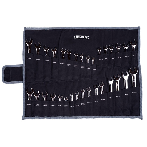 General Tools 32 Piece Combination Wrench Set #WS-0403, SAE And Metric Sizes