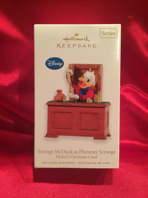 QX8406 Scrooge McDuck as Ebenezer Scrooge Mickey's Christmas Carol #2 In Series 2010 Hallmark Ornament