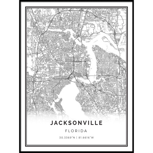 Squareious Jacksonville map Poster Print | Modern Black and White Wall Art | Scandinavian Home Decor | Florida City Prints Artwork | Fine Art Posters 11x14 Squareious Jacksonville map Poster Print | Modern Black and White Wall Art | Scandinavian Home Decor | Florida City Prints Artwork | Fine Art Posters 11x14